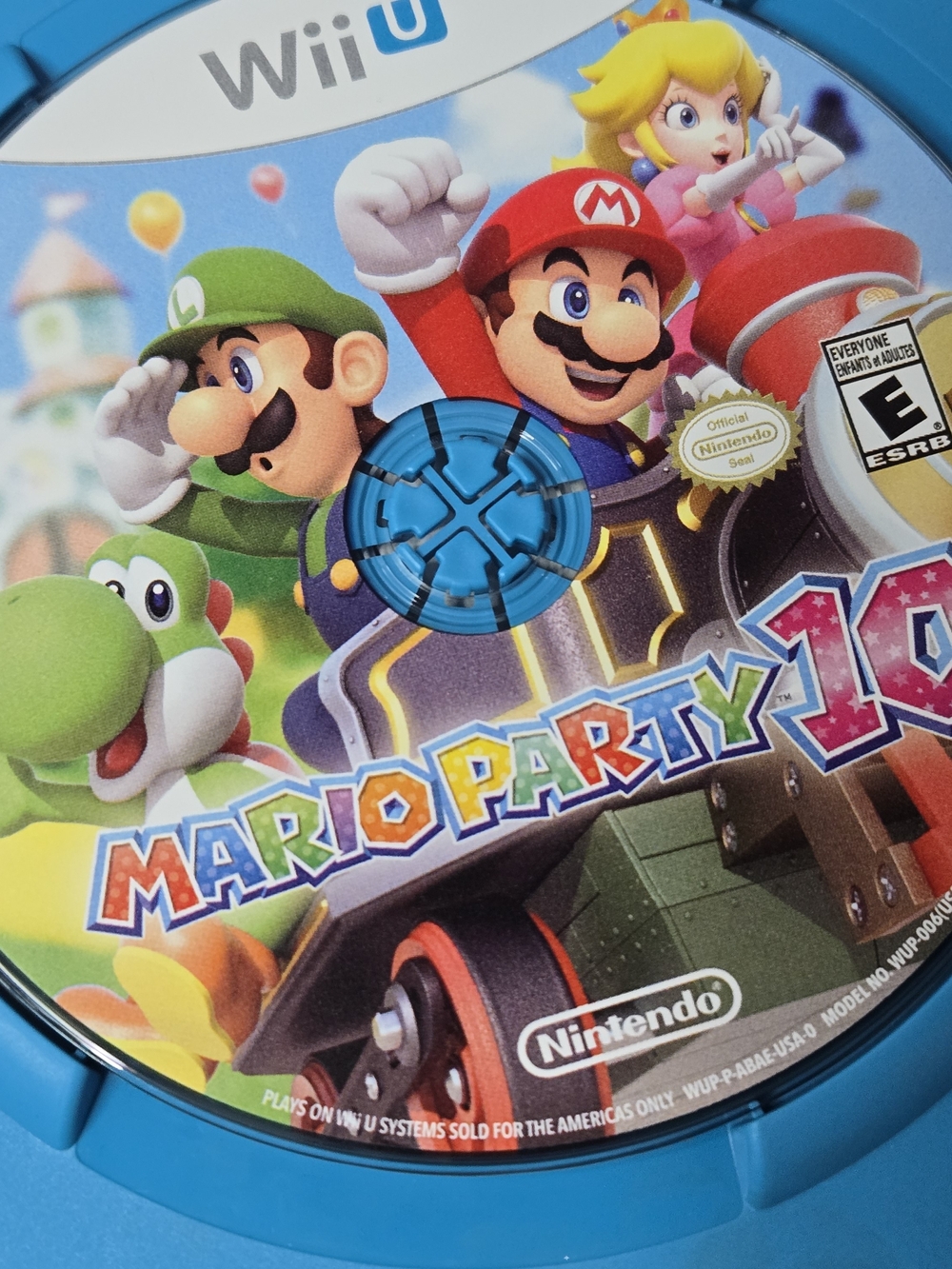 Nintendo Mario Party 10 Wii U Video Game Disc ONLY